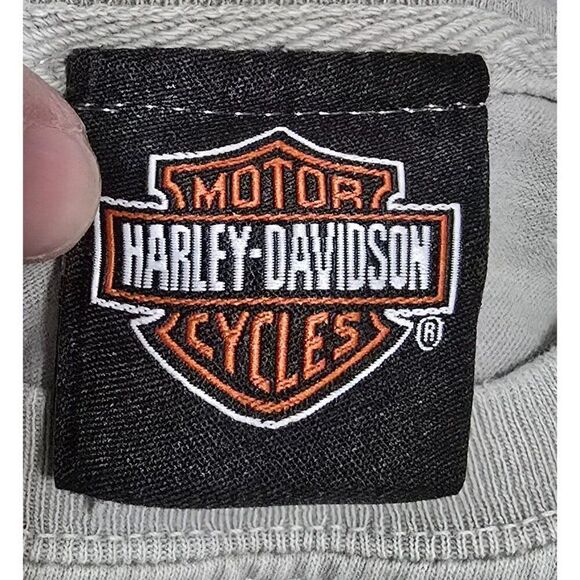 Vintage Harley-Davidson 1903 Pin-Up T-Shirt Gray Biker Tee Auckland New Zealand - Picture 9 of 10